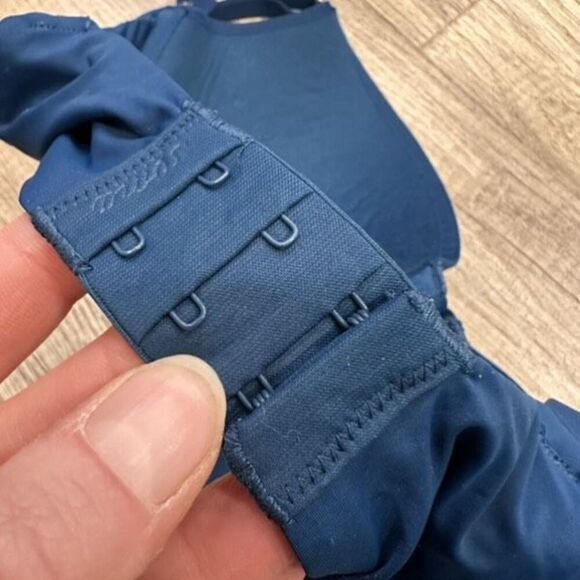 Soma Memorable Full Coverage T-Shirt Bra Dark Teal Blue Bra Size 38B - Picture 8 of 9